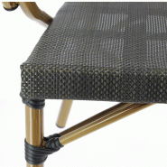 Fauteuil exterieur restaurant Biarritz - BRONZE_0