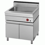 Friteuse de patisserie à gaz 44 litres, armoire 2 portes - 800x700x900 mm - 17,5 Kw - 39TP376F Eurast - inox 39TP376F Friteuse de patisserie à gaz 44 litres, armoire 2 portes - 800x700x900 mm - 17,5 Kw - 39TP376F Eurast - inox 39TP376F