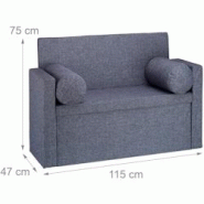 Helloshop26 - Banc dossier 2 places banquette coffre de rangement pliable assise pratique pliant 115 cm gris 13_0000374 - 3000124668985 Helloshop26 - Banc dossier 2 places banquette coffre de rangement pliable assise pratique pliant 115 cm gris 13_0000374 - 3000124668985
