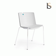 Lot de 2 chaises design Mork - Mobel Linea. - Blanc_0