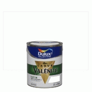 Peinture laque boiserie valénite blanc satiné 2 l - DULUX VALENTINE