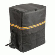 Sac à dos de livraison de repas vinyl 45x35x24cm noir