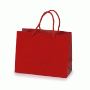Sacs papier "Brigitte" aspect velours 23x10x18cm - par 10