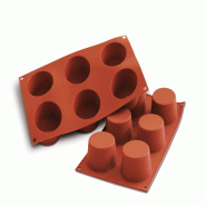 Schneider - Moule en silicone, Muffin Medium - rouge silicone 115221