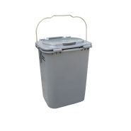 Seau poubelle avec anse conçu en PP, parfaite dans un logement, un bureau ou un local commercial - 35 L