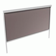 Store screen Cayo 4,00x2,50 M Motorisé Télécommande Intersun, Armature Blanc, Toile Taupe - aluminium CAYO-4025-9010-MOTL-071M-ACR Store screen Cayo 4,00x2,50 M Motorisé Télécommande Intersun, Armature Blanc, Toile Taupe - aluminium CAYO-4025-9010-MOTL-071M-ACR