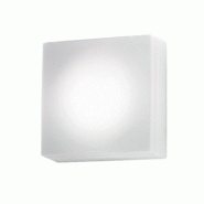 Zafferano Applique/Plafonnier Caorle 180 X 180 X 88 Mm. 1 X E27 28 W Hs-Ip20 - Blanc Mat - blanc 8052536911031