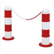 28641 - poteau de signalisation - virages - kit de 2 balises standard avec chaîne