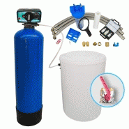 Adoucisseur d'eau bi bloc 50l fleck 5600 volumétrique mécanique complet avec accessoires Adoucisseur d'eau bi bloc 50l fleck 5600 volumétrique mécanique complet avec accessoires