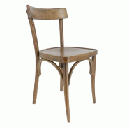 Chaise d'intérieur Andel en bois finition cérusée foncée - par 2