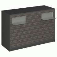 Comptoir Vertigo H T04 dble nat. L150cm - 3 tab.Coulis. 6tab.Amovib - anthracite