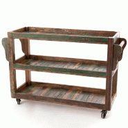 Console style persienne 3 niveaux 123x42xH82cm