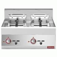 Diamond - Friteuse S-Powerful, électrique, 2x 10 lt. -TOP- - réf. E65/F20-7T-9_9KW-N - inox AKS-E65/F20-7T-9_9KW-N