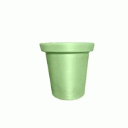 PLAST'UP ROTOMOULAGE Pot de fleurs rond xxl delight 75l - VERTPISTACHE - vert 0637962081541