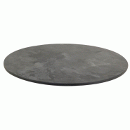 Plateau de table mesa ø60 - pierre de lave_0