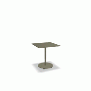 Table de café carrée 70x70 BOLT - olive