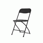 ZOWN Lot de 8 chaises pliantes Alex Chair Pro Noir Polypropylène - noir plastique SP-IC001X018A-BB ZOWN Lot de 8 chaises pliantes Alex Chair Pro Noir Polypropylène - noir plastique SP-IC001X018A-BB