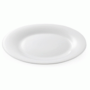 Assiette plate Ø 25 cm verre opal PURO lot de 6 - Was Germany - Verre opale 4044925021357