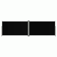 Helloshop26 - Auvent latéral rétractable 180 x 600 cm noir 02_0007443 - noir aluminium 3000392547760