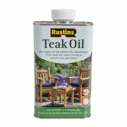 Teak Oil entretien et protection bois extérieur 1L - DL476 | Rustins