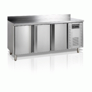 Timbre desserte réfrigérée inox central 3 portes profondeur 700 - 4... - PCK7310/-SP