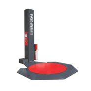 Banderoleuse semi-automatique avec rampes d'accès à 270°