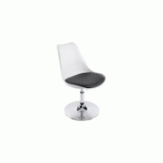 Chaise design Victoria Blanc et noir Kokoon Design - 5420072004952 Chaise design Victoria Blanc et noir Kokoon Design - 5420072004952