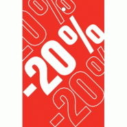 Étiquette à trou -20% Soldes Tradition rouge 55x85mm - par 250 - Intemporel, 100% recyclable