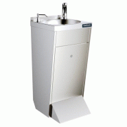 Lave-mains sur piètement 400x440x850, robinet électronique, distributeur de savon - DISTFORM F0251301