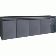 Matériel HORECA Frigo bar 4 portes pleines 409L - DC410 - noir DC410