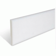 Plinthe polyethylene blanc h150mm sans profil d'insert_0
