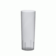 Starpak Verres à long drink réutilisables PP 0,3 l Ø 5,85 x 15,2 cm incassable (500 unités) PAPSTAR - transparent 16503