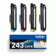 TN-243CMYK - Cartouches de toner Brother originales - Pack 4 toners