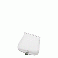Zafferano Pirolo Lot De 6 Verres Tumbler Junior En Verre Borosilicate Vert - Design Toupie Rotative, Élégants, Résistants Et Lavables Au Lave-Vaiss