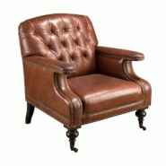 AC ANGEL CERDA Angel Cerdá Fauteuil Chester en cuir marron cognac 5163C 80 x 90 x 89 - marron fourrure 8435631035121 AC ANGEL CERDA Angel Cerdá Fauteuil Chester en cuir marron cognac 5163C 80 x 90 x 89 - marron fourrure 8435631035121
