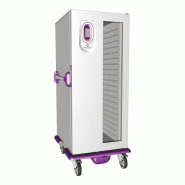 Armoire de maintien en température 20 niveaux GN2/1 porte vitrée et sur roulettes Bourgeat 841240