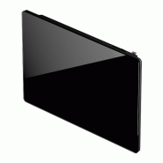 CAMPAVER Nativ Radiateur connecté Horizontal 1000W Verre massif Noir astrakan - Intuis - K161123_0