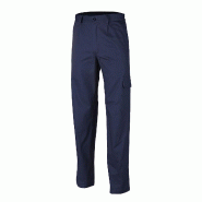 COVERGUARD Pantalon de travail en coton PARTNER Bleu marine XL - FR (50/52) - XL bleu textile 5450564005587