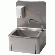 Diamond - Lave-mains mural avec distributeur de savon 500 ml - réf. LM4-LSD - inox AKS-LM4-LSD