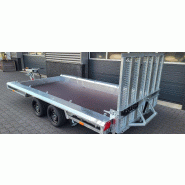 GTM 4m80 x 1m80 Gooseneck porte engin 2 x essieux 1800 kg GTM 4m80 x 1m80 Gooseneck porte engin 2 x essieux 1800 kg
