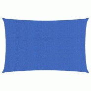 Helloshop26 - Voile toile d'ombrage parasol 160 g/m² PEHD  2 x 5 m bleu 02_0009057 - bleu 3000484924639