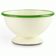 IBILI pack bol émaillé avec pied MUSGO 935812 12 cm 12 pièces - vert acier 8411922457544
