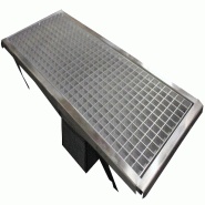 L2G Caniveau Inox Grille A Dechets Amovible, Siphon, 20 x 1000 x 400mm - 3616350025128 L2G Caniveau Inox Grille A Dechets Amovible, Siphon, 20 x 1000 x 400mm - 3616350025128