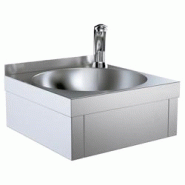 Lavabo à main avec détecteur électronique - 400x400x175 mm - 201E0022 Eurast - inox 201E0022 Lavabo à main avec détecteur électronique - 400x400x175 mm - 201E0022 Eurast - inox 201E0022