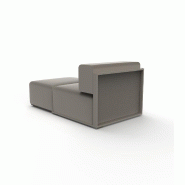 Module chaise-longue central THE FACTORY - tortora