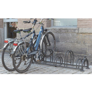 Râtelier vélos de 5 places idéal pour tout type de pneu largeur maxi 50 mm - Fontainebleau haut-bas