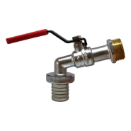 ROBINET DE PUISAGE SORTIE 3/8" ACIER AVEC VANNE À SPHÈRE RACCORD 3/4" LAITON ROBINET DE PUISAGE SORTIE 3/8" ACIER AVEC VANNE À SPHÈRE RACCORD 3/4" LAITON