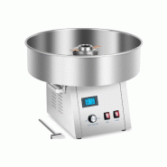 Royal Catering - Royal Catering Machine à Barbe à Papa Professionnelle Ø 62 cm 1500 W Rendement 4 kg/h Acier Inoxydable Argenté Fêtes, Événemen