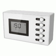 Radiateur sèche-serviette 500W - Soufflerie 1000W - Inertie sèche - Écran LCD - Barres plates - Blanc - Voltman Radiateur sèche-serviette 500W - Soufflerie 1000W - Inertie sèche - Écran LCD - Barres plates - Blanc - Voltman