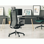 Siège de bureau ergonomique AccisPro Profim avec têtière et support lombaire réglable Siège de bureau ergonomique AccisPro Profim avec têtière et support lombaire réglable